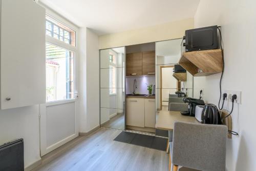 kuhinja, Cozy Corner 77 - Appt avec jardin pour 4 in Favières