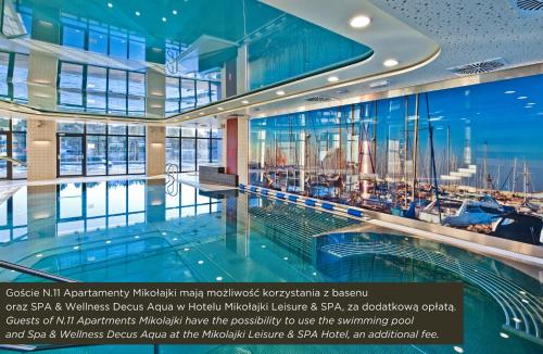 Басейн, Apartamenty Premium N11 Mikołajki - Destigo Hotels (Apartamenty Premium N11 Mikolajki - Destigo Hotels) in Миколайки