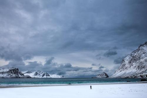 Cozy guesthouse in quiet area of central Leknes in Leknes