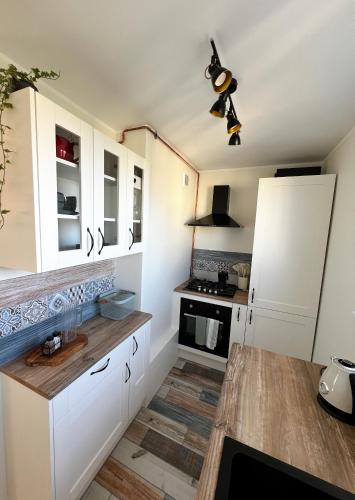 Konyha, Vintage House z widokiem na morze in Redlowo