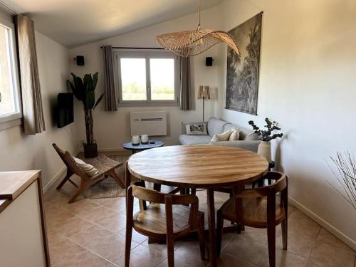 Domaine des Lions - Gîte en duplex confortable pour 4p vue vignes avec terrasse
