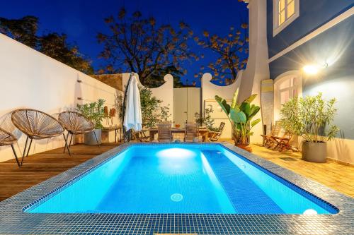 Swimming pool, Casa Blue in Silves City Center