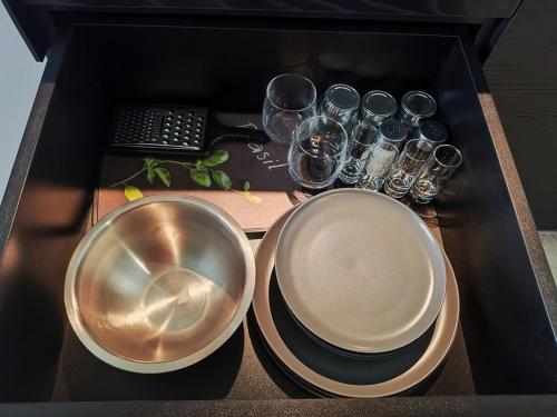 ห้องครัว, "M&D ApartmentsLviv"- White Great Britain in เขตซาลิซนึชเนีย