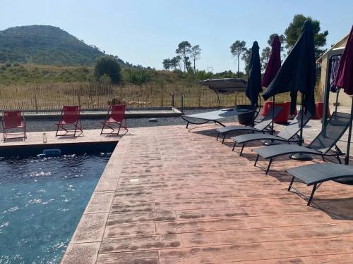 Villa rénovée à Saint-Hilaire-de-Beauvoir avec piscine privée gîte à louer Saint-Hilaire-de-Beauvoir