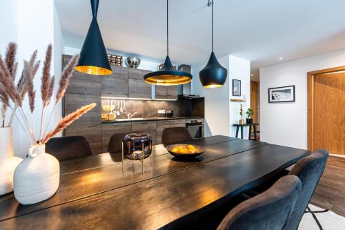 Kitchen, Schonblick Residence Apartments - incl summer and mobility card near China Restaurant Hongmei