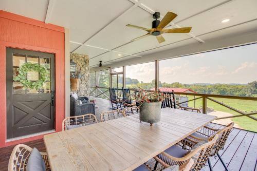 Tennessee Farmhouse Retreat with Wraparound Deck! in Winchester, USA