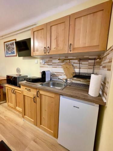 Cocina, Júlia Apartmanház Harkány (Julia Apartmanhaz Harkany) in Harkany