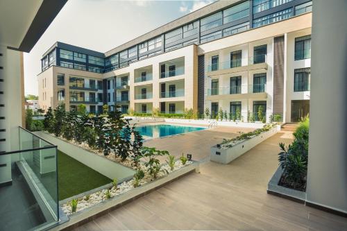 ทัศนียภาพภายนอกโรงแรม, Luxury Studio at Embassy Gardens  in แคนตันเมนต์