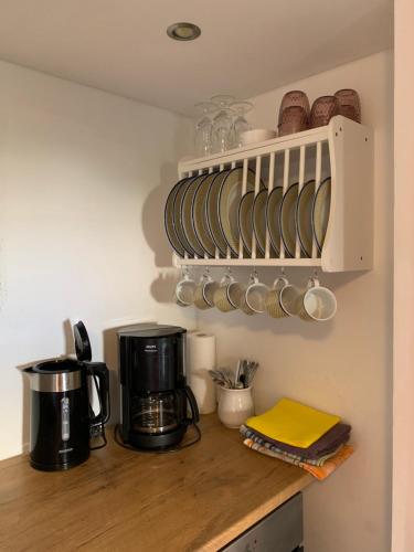 Kitchen, Ferienwohnung im Fachwerkhauschen Nahe Edersee mit 2 Schlafzimmern, Terrasse, Parkplatz - Wohnung 1 in Waldeck