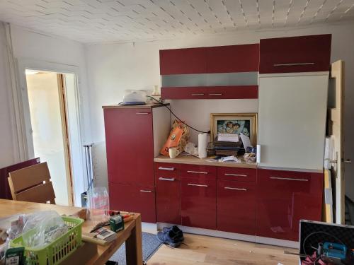 Kitchen, Ferienhaus Vollaustattung in Schlitz