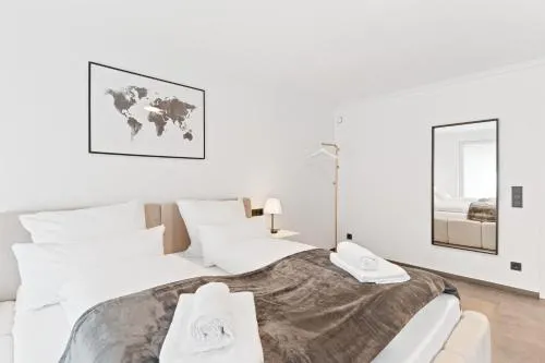 TOP Apartments - Stilvolle Wohnung mit Loggia im Stadtzentrum - Kingsize Bett - Smart TV - Netflix - 60qm - 24h Check-In in Ludwigsburg, Deutschland