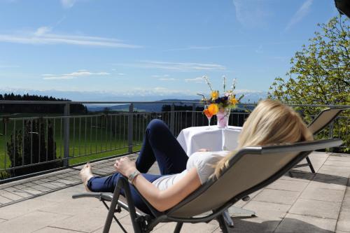 景觀, 山頂飯店 (Berggasthof Hochsten) in 德根豪塞爾塔爾