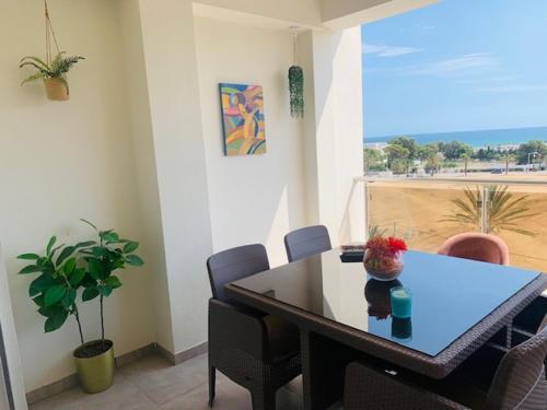 Balcony/terrace, Panorama Apartment Zone Touristique Haut Standing in Hiboun