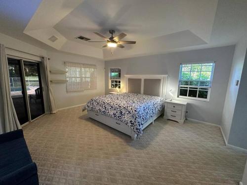 Golf course view & heated pool home