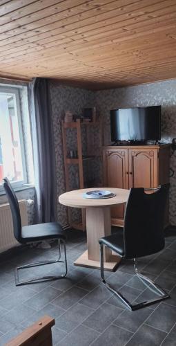 Közös társalgó / TV, Ferienwohnung Fuldaschleife in Guxhagen