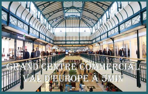 Programlehetőségek, Appartement avec salle de jeux privée,10min de disney transport en commun 6 couchages (Appartement avec salle de jeux privee,10min de disney transport en commun 6 couchages) in Chanteloup-en-Brie