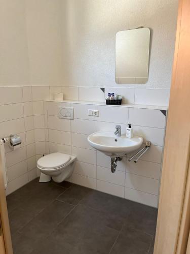 Badkamer, MW Apartments C1 in Lauchheim