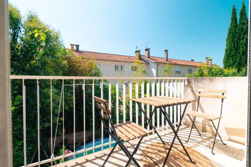 Balcony/terrace, Chambre PRIVEE dans charmante maison cosy chez l'habitant in Alco