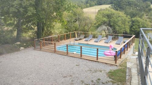 Maison quercynoise du 17eme siecle in Boussac