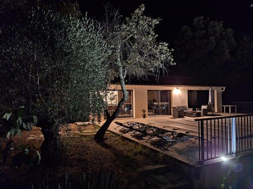 La Casita villa climatisee avec piscine pres d'Uzes in Lussan