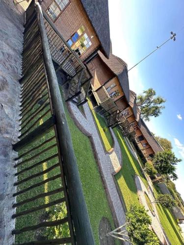 Utsikt, MoOs River Lodge in Maun