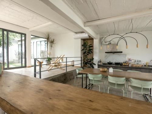 Kitchen, Wuji Inn - The Great Wall of China Huanghuacheng near Great Wall at Huanghuacheng