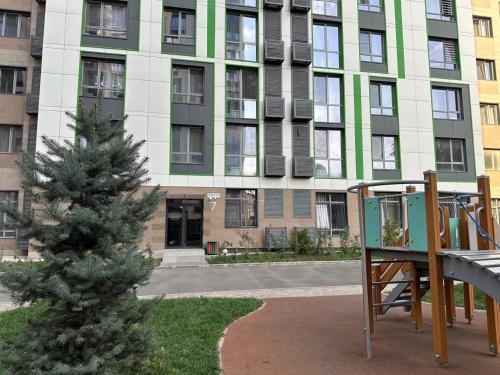 Roomy Raimbek7 Residence nearby metro & drinking water as a gift