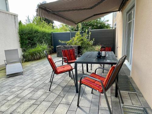 Varanda/terraço, Boarding-Apartment in Lippstadt in Centro da cidade