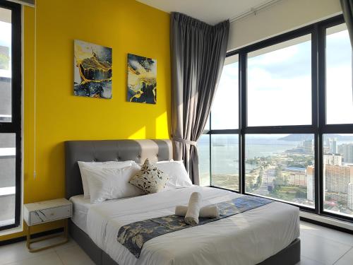 Seaview Infinity Pool , 40th , 9pax, 3Rooms 2Carpark