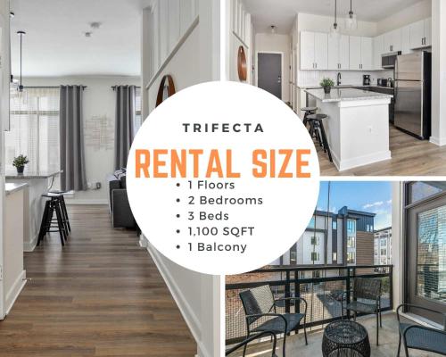 Spacious 2BD with Private Balcony and Free Parking, Charlotte (foto 5)