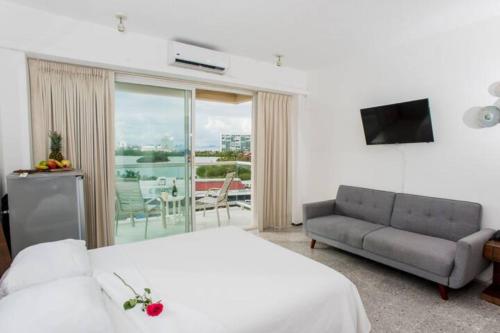 Amazing OceanViews Beachfrt Condo Walk to Eat, Drink, Play, Cancún (Foto 9)