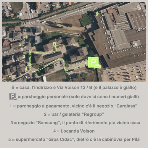 Létesítmények, Singola in famiglia - MyAostaProject in Aosta