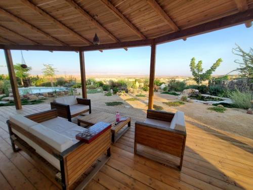 Uitzicht, בית האבן בצוקים in Tsukim