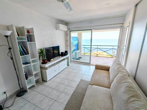 Cap Corse Santa Severa vue sur mer in Luri