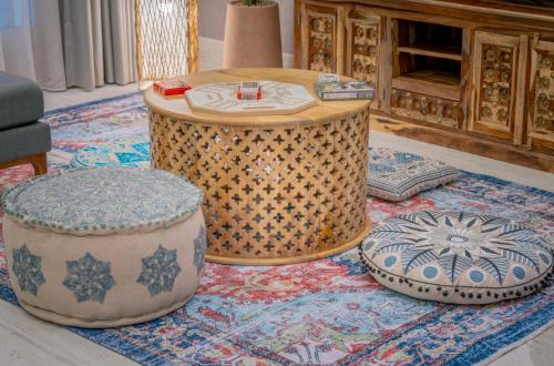 Layali Properties - Vibrant Boho 3BR Apt - Convention and Exhibition Center, Riad (Foto 10)