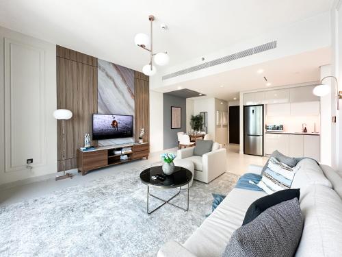 Trophy - 1BR Beachfront Retreat w Lagoon Views, Dubai (Foto 4)