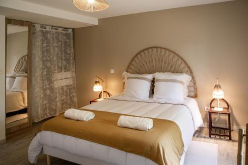 chambre d'hôte dans un havre de paix à la ferme chambre d'hôte Airoux