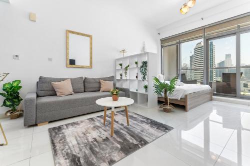 Waves - Executive Bay Studio, Canal View and Modern Amenities, Dubaj (fotografie 3)