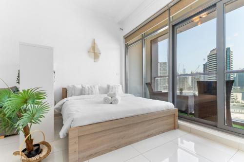 Waves - Executive Bay Studio, Canal View and Modern Amenities, Dubaj (fotografie 4)