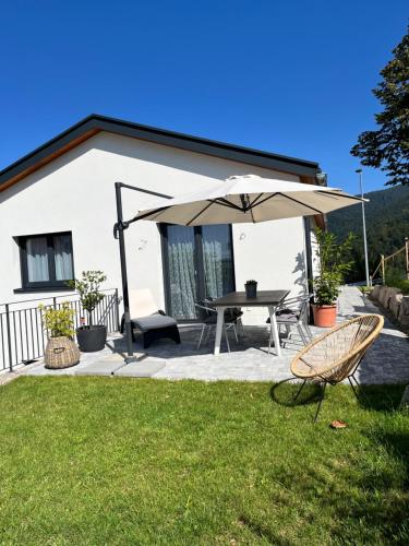 陽台/露台, Panorama Ferienwohnung Horben in 霍本