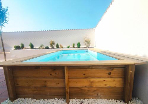 Peldbaseins, Casa Rural En Los Trigales in Nava de la Asuncion