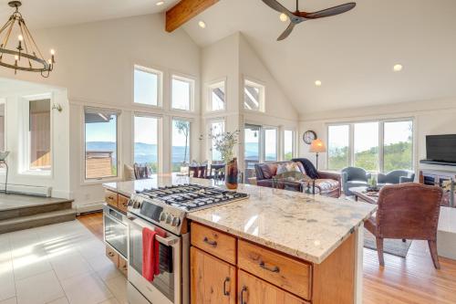 Modern Cabin with Balcony Views and Fireplace! - image 6