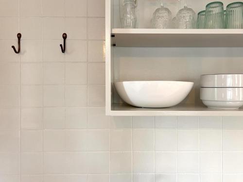 廚房, Charlies Chalet in 赫爾