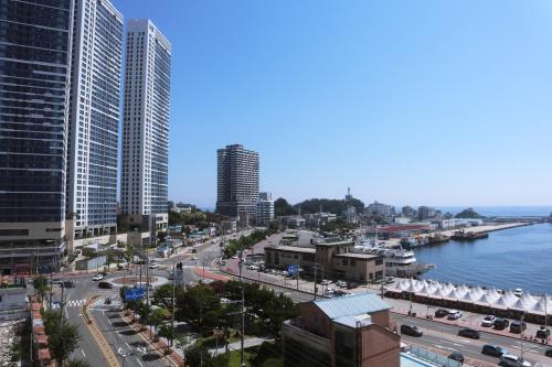 Utsikt, SokCho Station Hostel in Sokcho-si