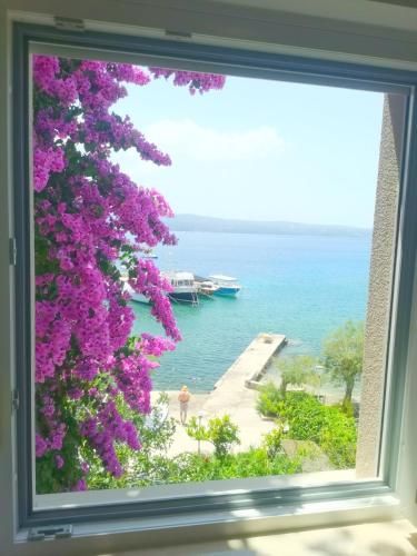Apartment with a sea View No 15, first row by the sea, Beach house Ana, Duće (foto 10)