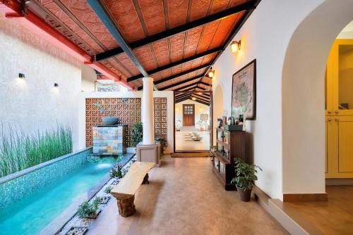 Exterior view, SaffronStays Biccode Woodside Heritage in Belur