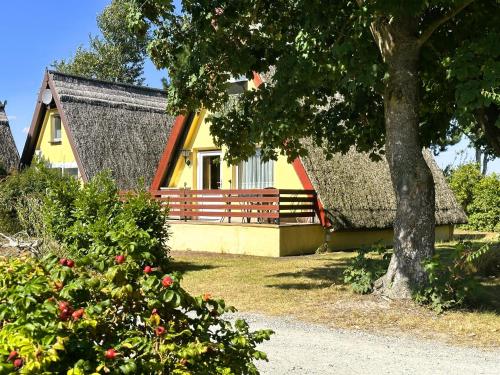 A szálláshely kívülről, Finnhütte 7 Mönchgut (Finnhutte 7 Monchgut) in Gager / Rugen