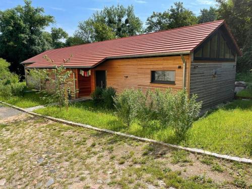 Viesnīcas āriene, Ferienhaus am Schlosspark Hohenprießnitz in Zschepplin