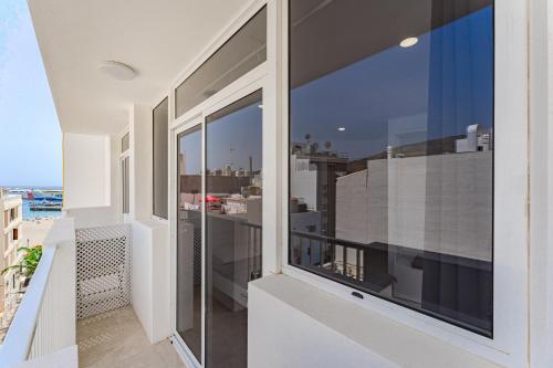 Few steps from the beach hostel in Los Cristianos in Tenerife