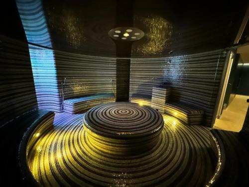 Sauna, Mountain Apartment Resident - relax s wellness, terasou a soukromou garazi in Harrachov